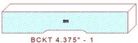 Backout/Relief Cut 4-3/8" - 1