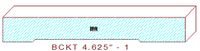 Backout/Relief Cut 4-5/8" - 1 Backout/Relief Cut 4-5/8" - 1