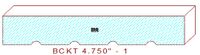 Backout/Relief Cut 4-3/4" - 1 Backout/Relief Cut 4-3/4" - 1