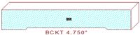 Backout/Relief Cut 4-3/4" Backout/Relief Cut 4-3/4"