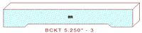 Backout/Relief Cut 5-1/4" - 3 Backout/Relief Cut 5-1/4" - 3