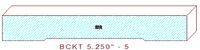 Backout/Relief Cut 5-1/4" –5