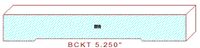 Backout/Relief Cut 5-1/4" Backout/Relief Cut 5-1/4"