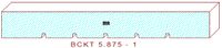 Backout/Relief Cut 5-7/8" - 1 Backout/Relief Cut 5-7/8" - 1