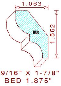 Bed Mould 1-7/8"