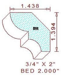 Bed Mould 2" Bed Mould 2"