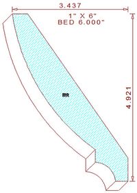 Bed Mould 6" Bed Mould 6"