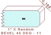 45 Degree Double Chamfer - 11 45 Degree Double Chamfer - 11