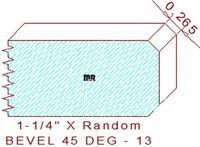 45 Degree Double Chamfer - 13 45 Degree Double Chamfer - 13
