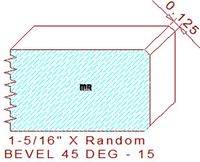 45 Degree Double Chamfer - 15 45 Degree Double Chamfer - 15