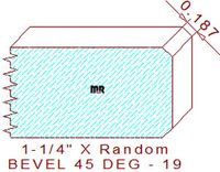 45 Degree Double Chamfer - 19 45 Degree Double Chamfer - 19