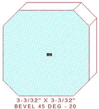 45 Degree Double Chamfer - 20 45 Degree Double Chamfer - 20