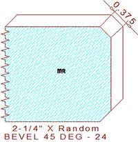 45 Degree Double Chamfer - 24