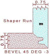 45 Degree Lock Miter Joint - 3