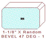 47 Degree Double Chamfer 47 Degree Double Chamfer