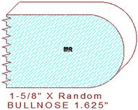 Bullnose 1-5/8" Bullnose 1-5/8"