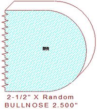 Bullnose 2-1/2" Bullnose 2-1/2"