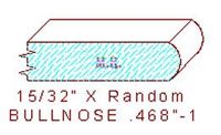 Bullnose 15/32" - 1 Bullnose 15/32" - 1