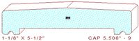 Fence Cap 5-1/2" - 9