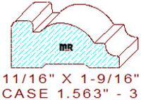 Door/Window Casing 1-9/16" - 3 Door/Window Casing 1-9/16" - 3