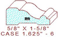 Door/Window Casing 1-5/8" - 6