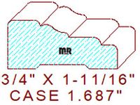 Door/Window Casing 1-11/16" Door/Window Casing 1-11/16"
