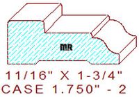 Door/Window Casing 1-3/4" - 2 Door/Window Casing 1-3/4" - 2