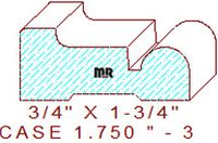 Door/Window Casing 1-3/4" - 3 Door/Window Casing 1-3/4" - 3