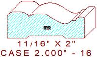 Door/Window Casing 2" - 16