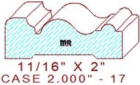 Door/Window Casing 2" - 17 Door/Window Casing 2" - 17