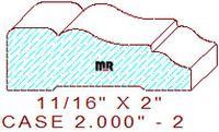 Door/Window Casing 2" - 2 Door/Window Casing 2" - 2