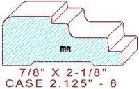Door/Window Casing 2-1/8" - 8 Door/Window Casing 2-1/8" - 8