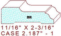 Door/Window Casing 2-3/16" - 1 Door/Window Casing 2-3/16" - 1