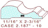 Door/Window Casing 2-3/16" - 10