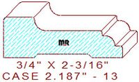 Door/Window Casing 2-3/16" - 13