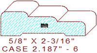 Door/Window Casing 2-3/16" - 6 Door/Window Casing 2-3/16" - 6