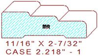 Door/Window Casing 2-7/32" - 1 Door/Window Casing 2-7/32" - 1