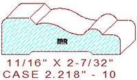 Door/Window Casing 2-7/32" - 10