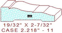 Door/Window Casing 2-7/32" - 11 Door/Window Casing 2-7/32" - 11