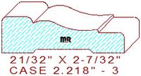 Door/Window Casing 2-7/32" - 3 Door/Window Casing 2-7/32" - 3