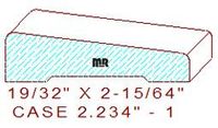 Door/Window Casing 2-15/64" - 1 Door/Window Casing 2-15/64" - 1