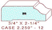 Door/Window Casing 2-1/4" - 12 Door/Window Casing 2-1/4" - 12