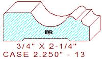 Door/Window Casing 2-1/4" - 13 Door/Window Casing 2-1/4" - 13