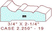 Door/Window Casing 2-1/4" - 19