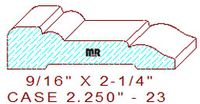 Door/Window Casing 2-1/4" - 23 Door/Window Casing 2-1/4" - 23