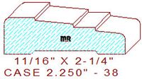 Door/Window Casing 2-1/4" - 38 Door/Window Casing 2-1/4" - 38