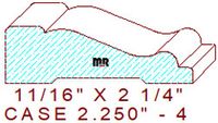 Door/Window Casing 2-1/4" - 4