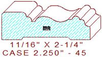 Door/Window Casing 2-1/4" - 45