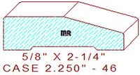 Door/Window Casing 2-1/4" - 46 Door/Window Casing 2-1/4" - 46
