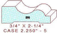 Door/Window Casing 2-1/4" - 5 Door/Window Casing 2-1/4" - 5